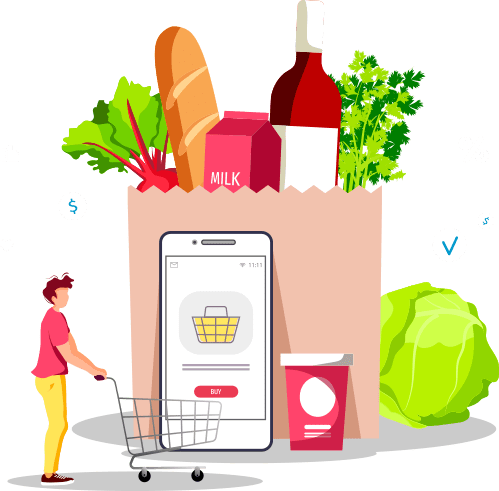 Compra de alimentos frescos en Marisol Market